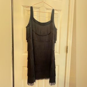 White House Black Market Black Flapper Dress!! 🤩